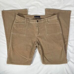 vintage y2k khaki corduroy flared bootcut pants